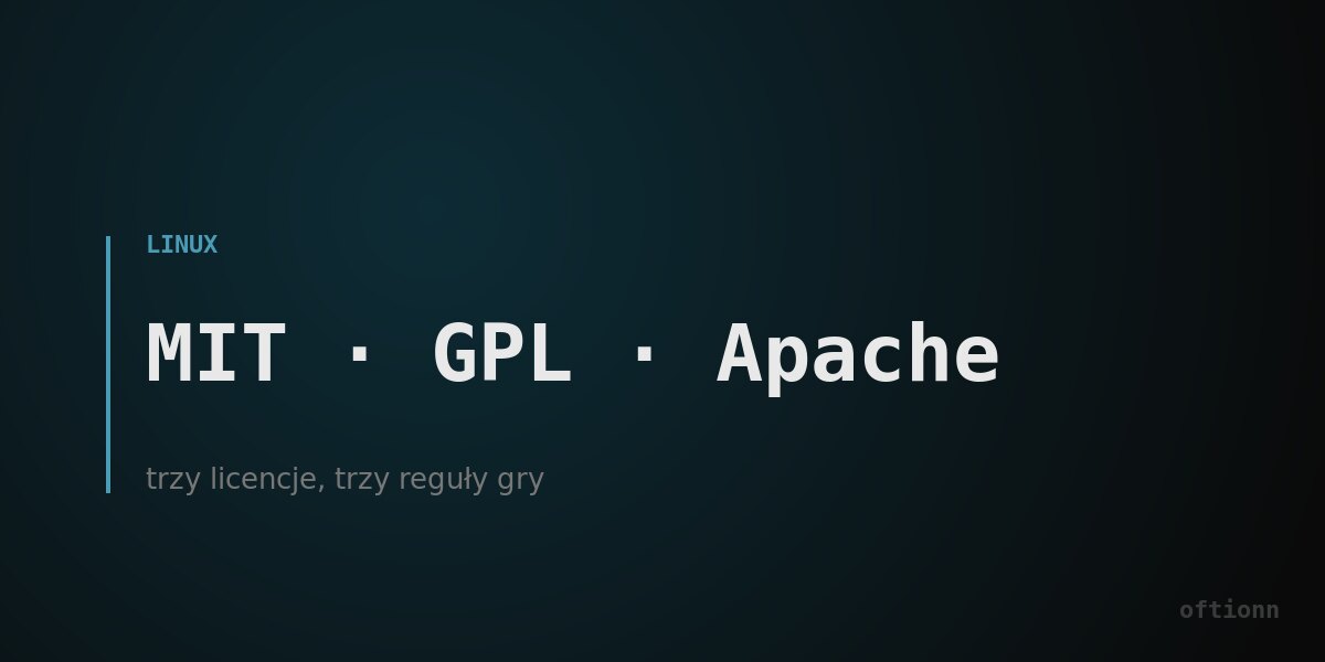 MIT kontra GPL kontra Apache