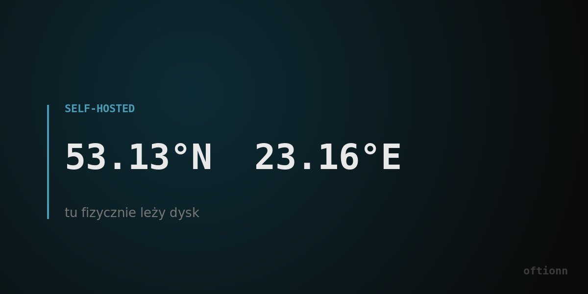 Gdzie leżą Twoje dane?